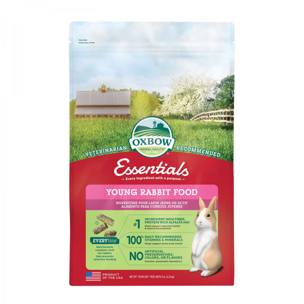 Oxbow Essentials Young Rabbit Food 2.25kg/4.53kg